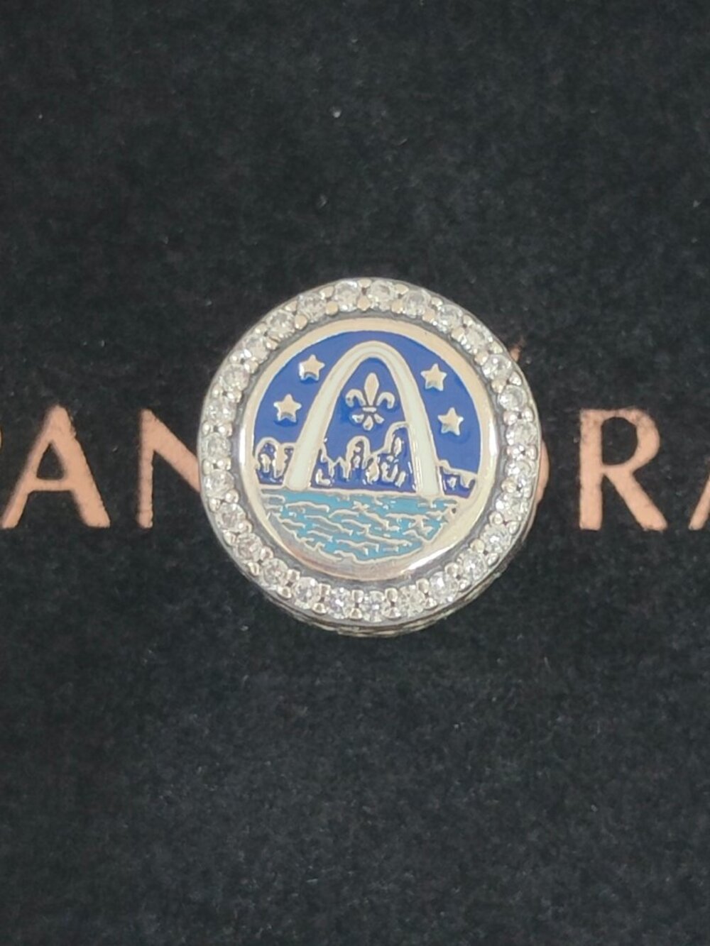Pandora Saint Louis Gateway Arch Exclusive Bead Charm S925 Silver Pendant